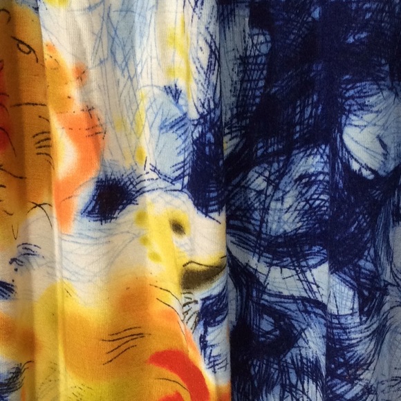 Calvin Klein Big Floral Maxi Sun Dress- Size 10 - Picture 11 of 12